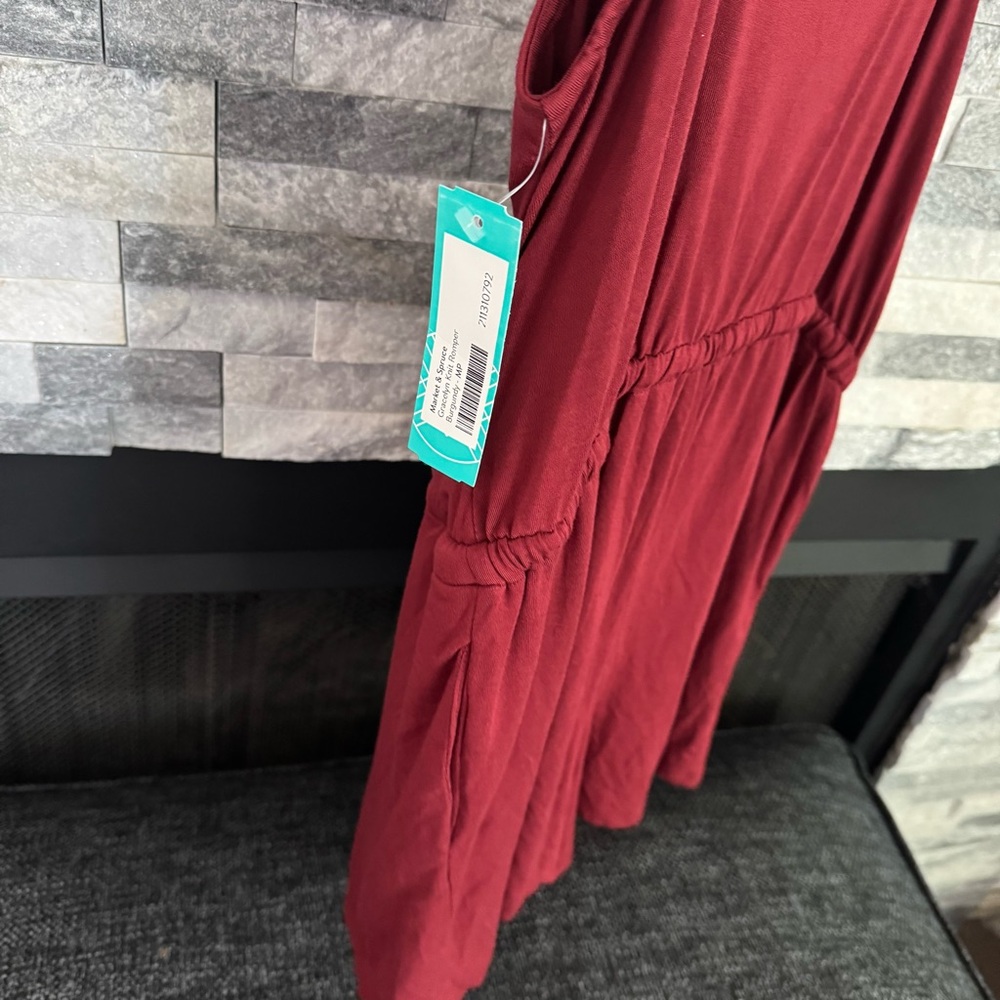 NWOT Stitch Fix Market & Spruce Gracelyn Jersey Elastic Waist Romper - Picture 10 of 10